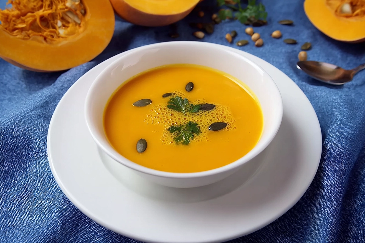 Soupe de courge butternut