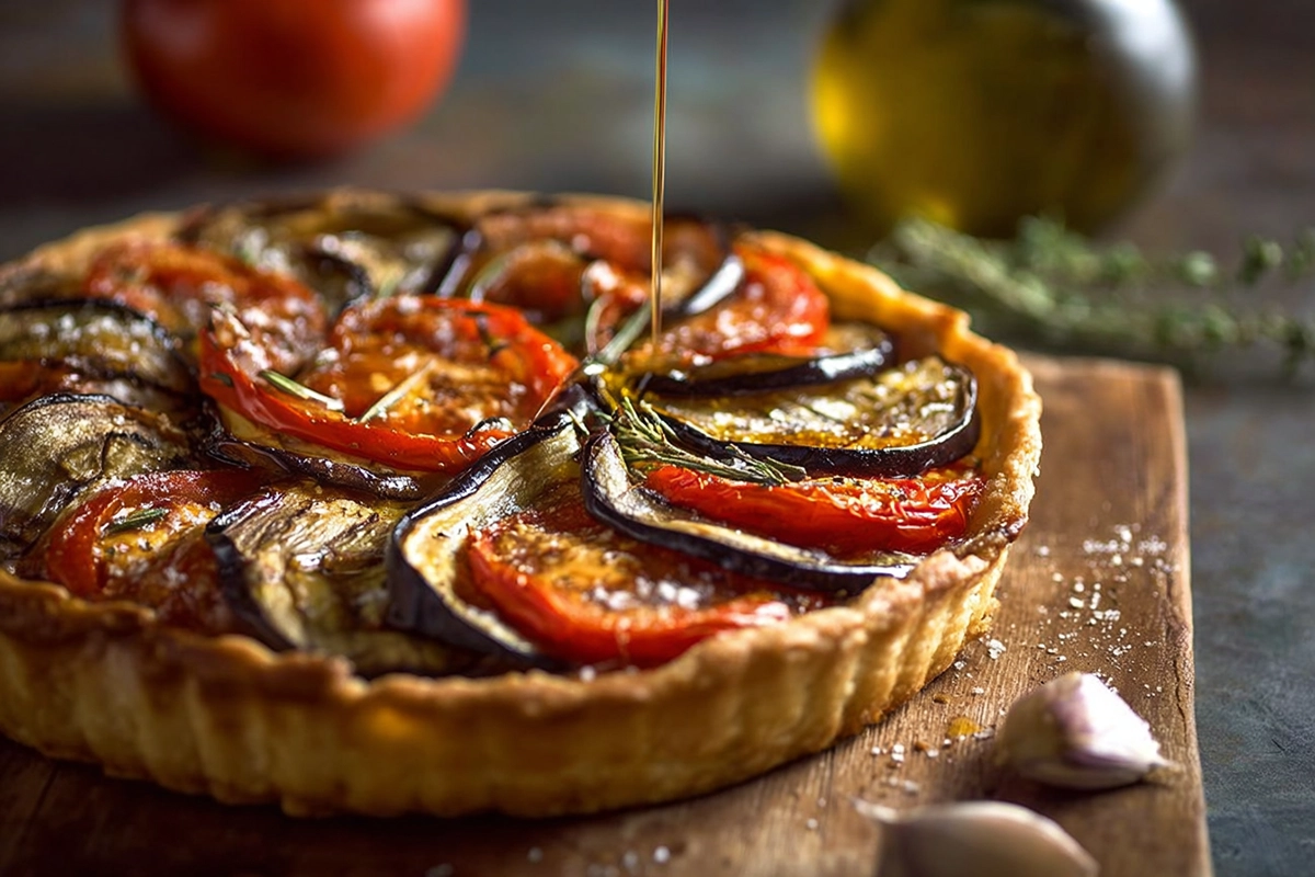 Tarte fine aux légumes du soleil