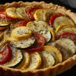 Tarte légumes parmesan