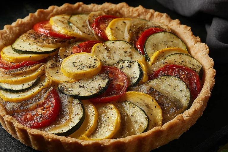 Tarte légumes parmesan