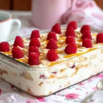 Tiramisu aux framboises