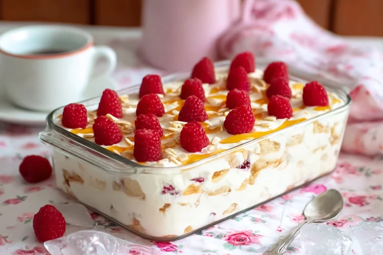 Tiramisu aux framboises