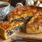 Tourte aux champignons de Paris