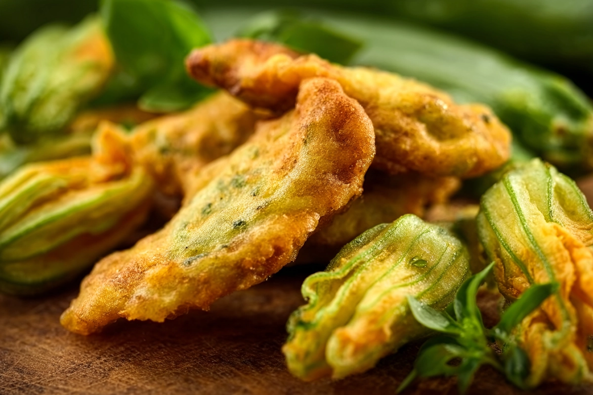 beignets de fleurs de courgettes