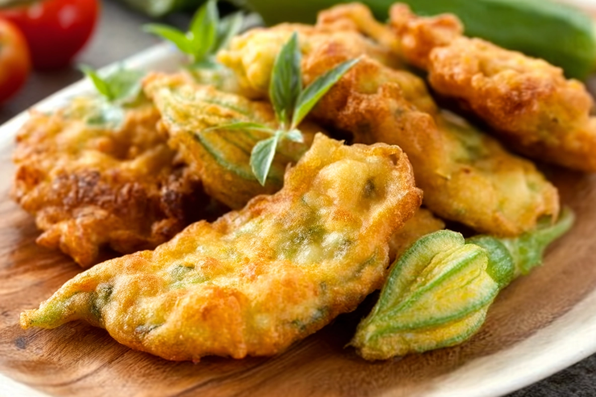 beignets de fleurs de courgettes