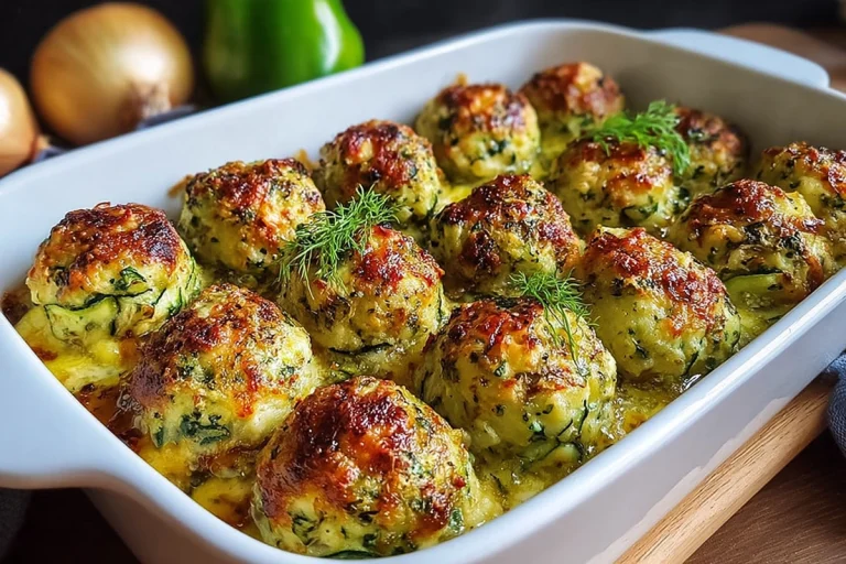 boulettes de courgettes au four