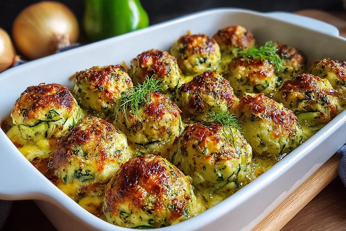boulettes de courgettes au four