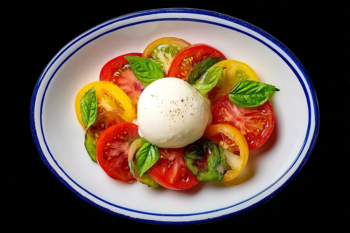 burrata tomates