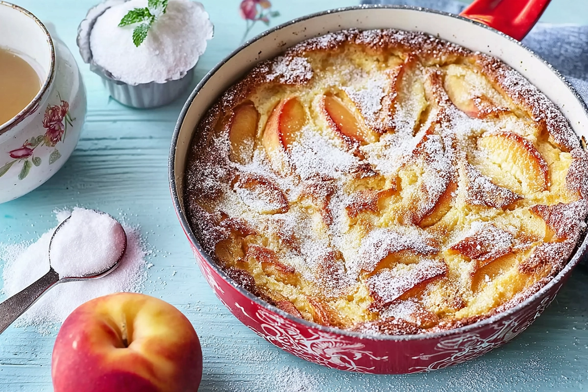 clafoutis pêche