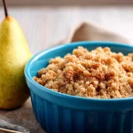 crumble à la poire