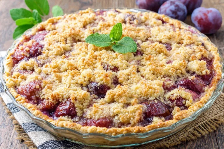 crumble aux prun