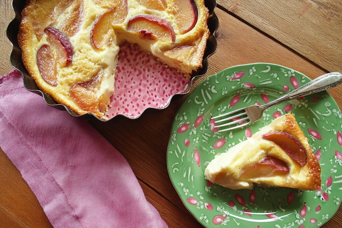 flan aux fruits d'été