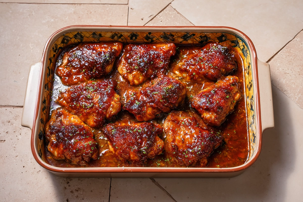 hauts de cuisses de poulet au fou