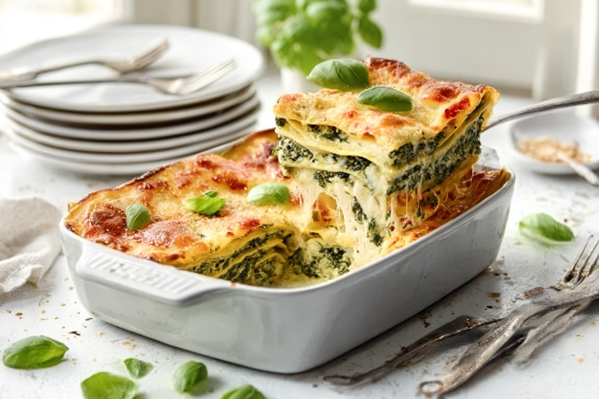lasagnes épinards chèvr