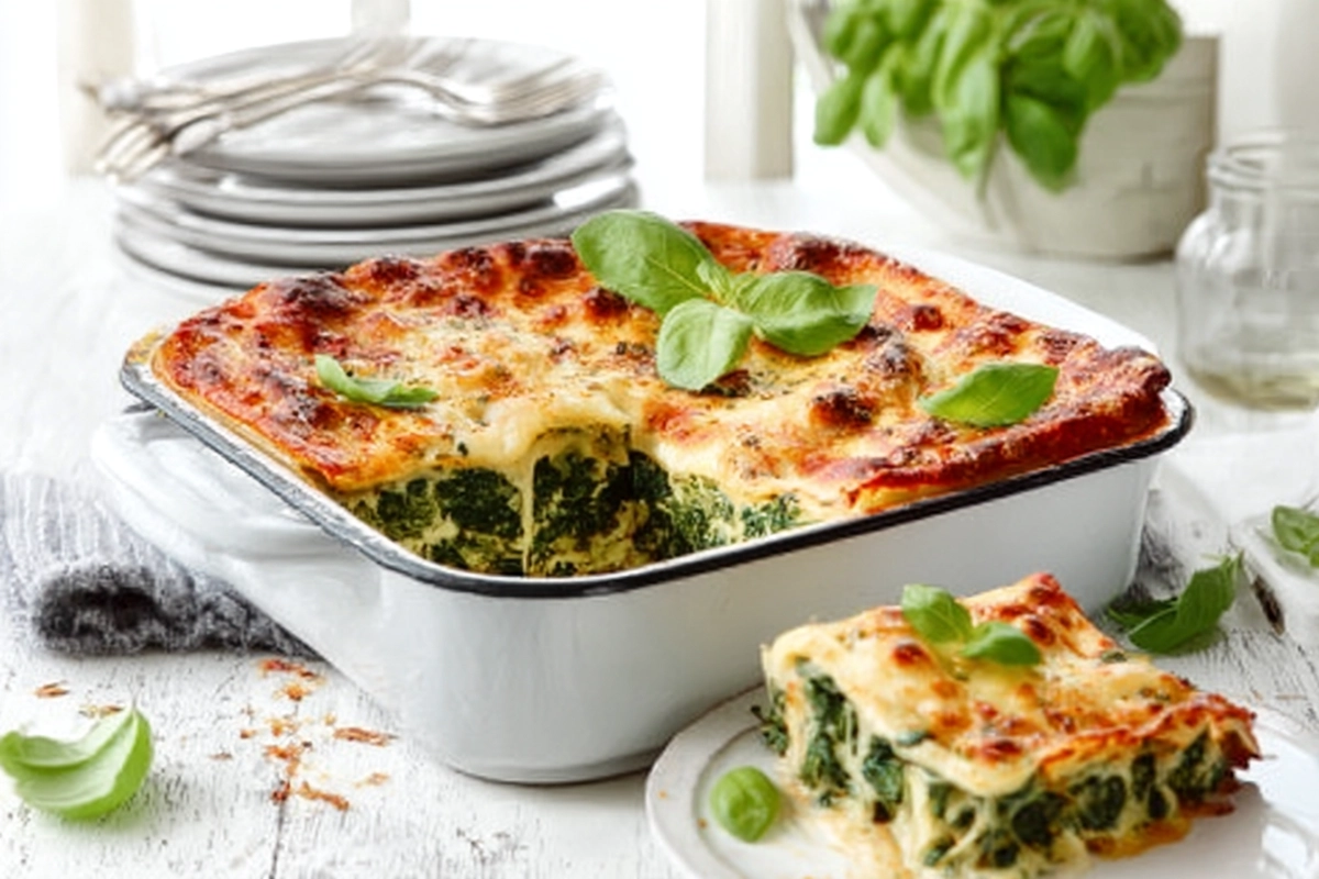 lasagnes épinards chèvre