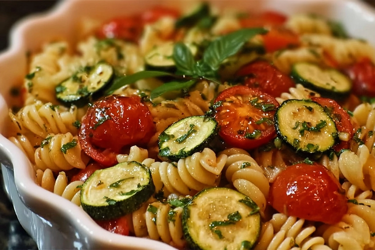 pâtes aux courgette
