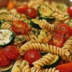 pâtes aux courgettes