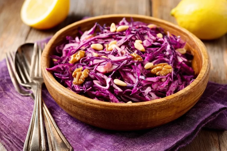 salade chou rouge pomme