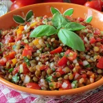 salade de lentilles pour faire le plein d'énergi