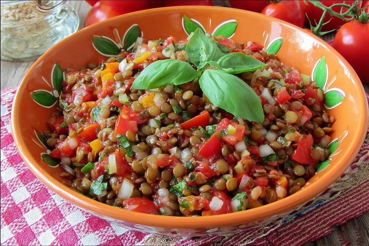 salade de lentilles pour faire le plein d'énergi