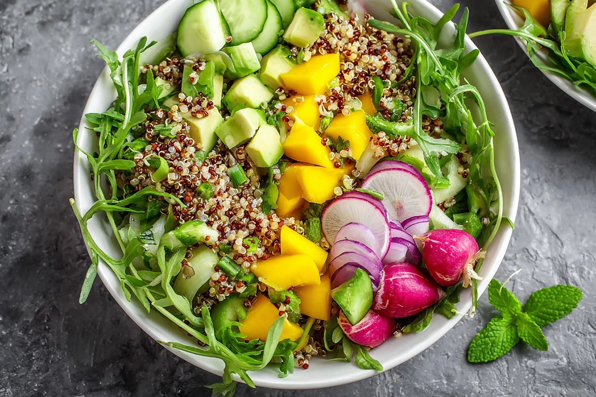 salade de quinoa printanière
