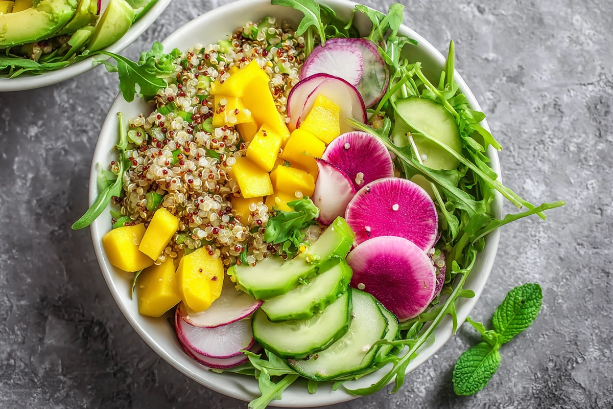salade de quinoa printanière