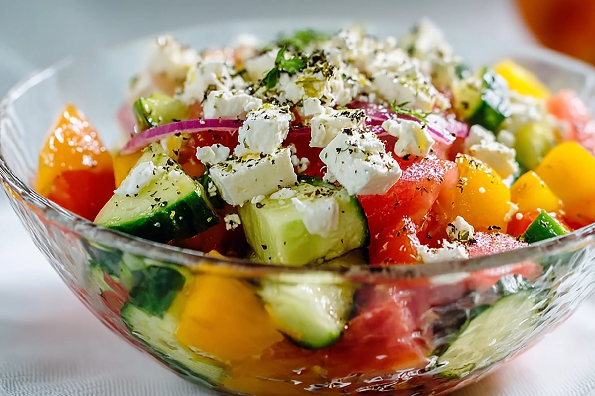 salade melon concombre fet