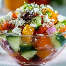 Salade melon concombre feta : la salade fraîche qui sent bon l'été