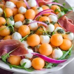 salade melon mozzarel