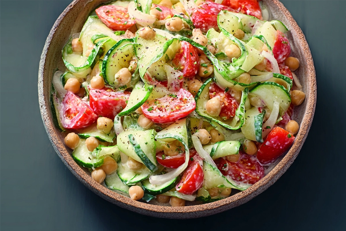 salade pois chiches légu