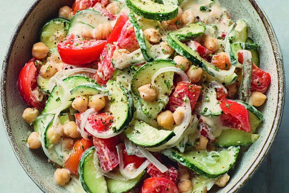 salade pois chiches légum