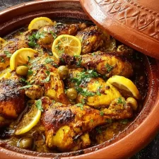Tajine de poulet au citron