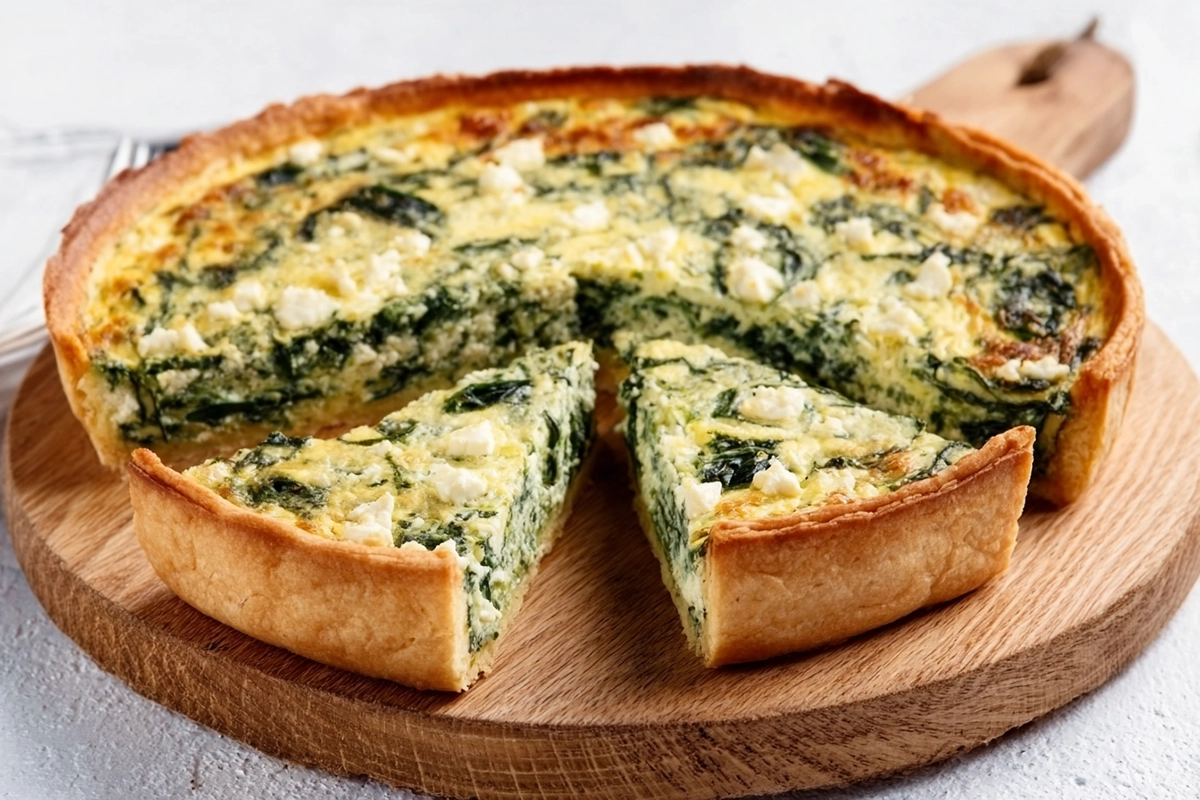 tarte aux épinards et à la ricott