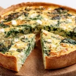 tarte aux épinards et à la ricotta