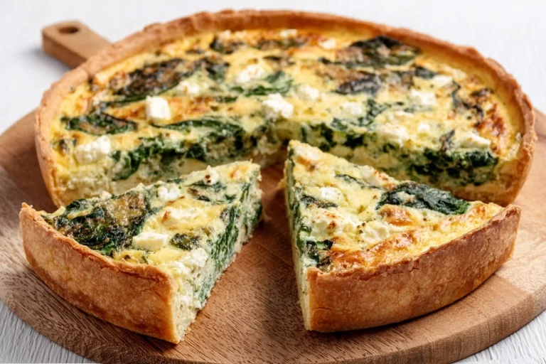 tarte aux épinards et à la ricotta