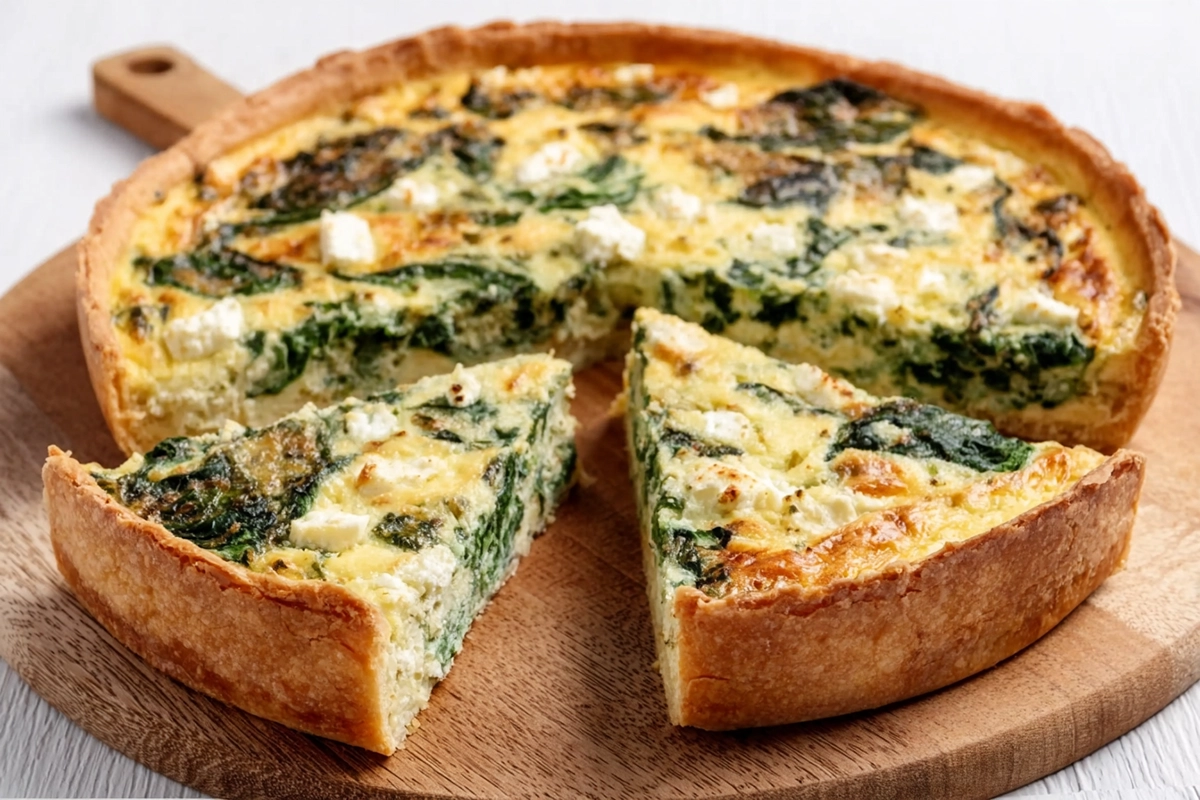 tarte aux épinards et à la ricotta