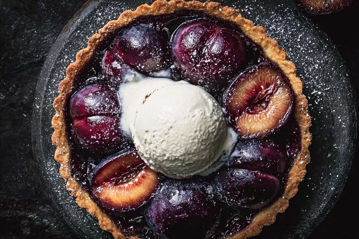 tarte aux prunes