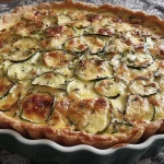 tarte courgettes mozzarel