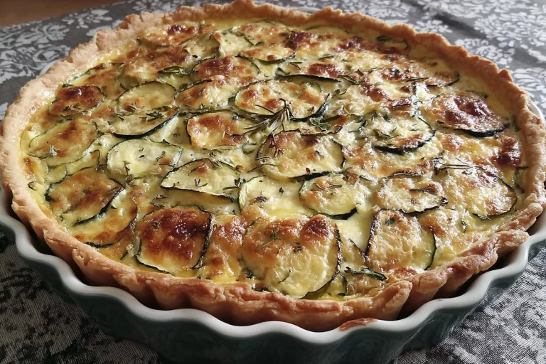 tarte courgettes mozzarel