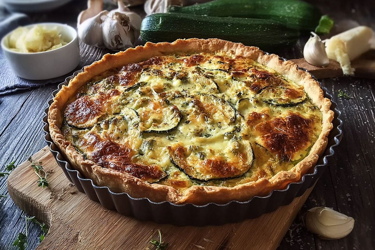tarte courgettes mozzarella