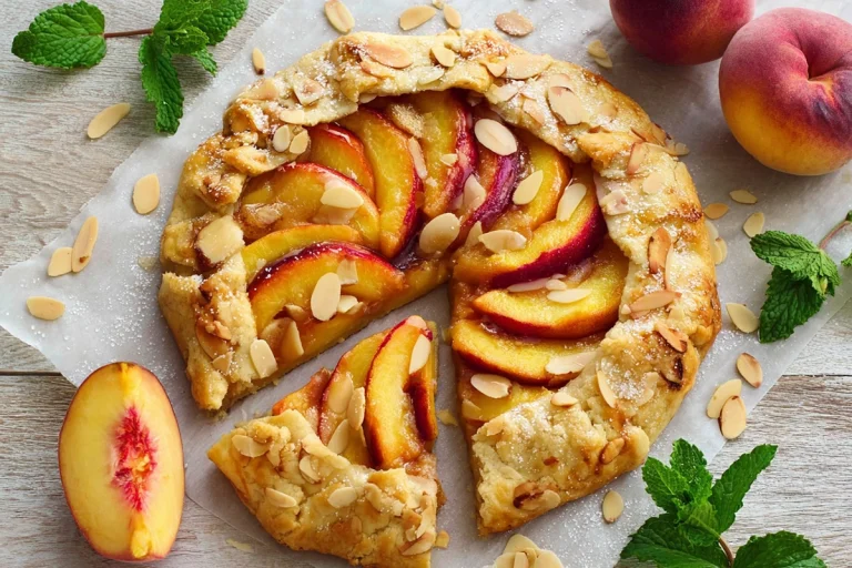 tarte rustique aux nectarines