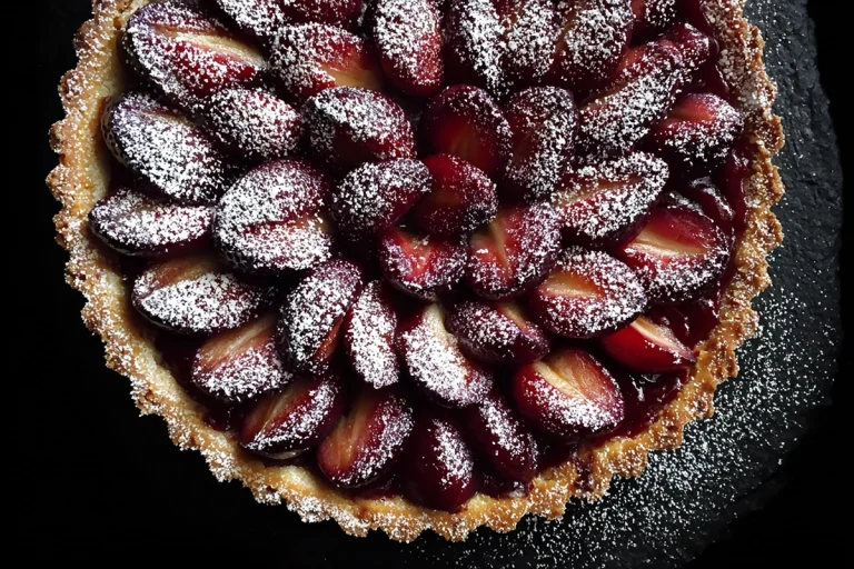 tarte sablée aux prune