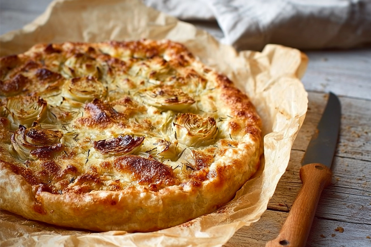 tarte salée chèvre miel
