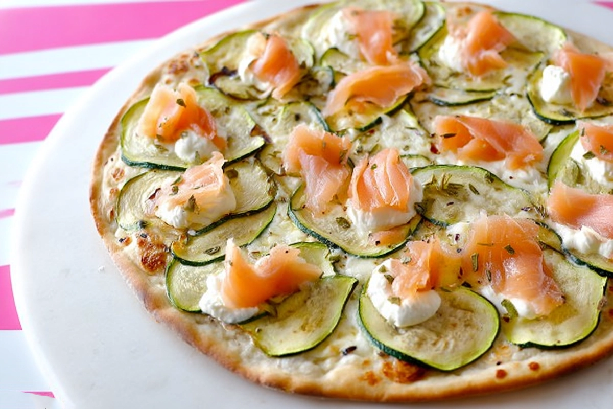 Tarte saumon courgette