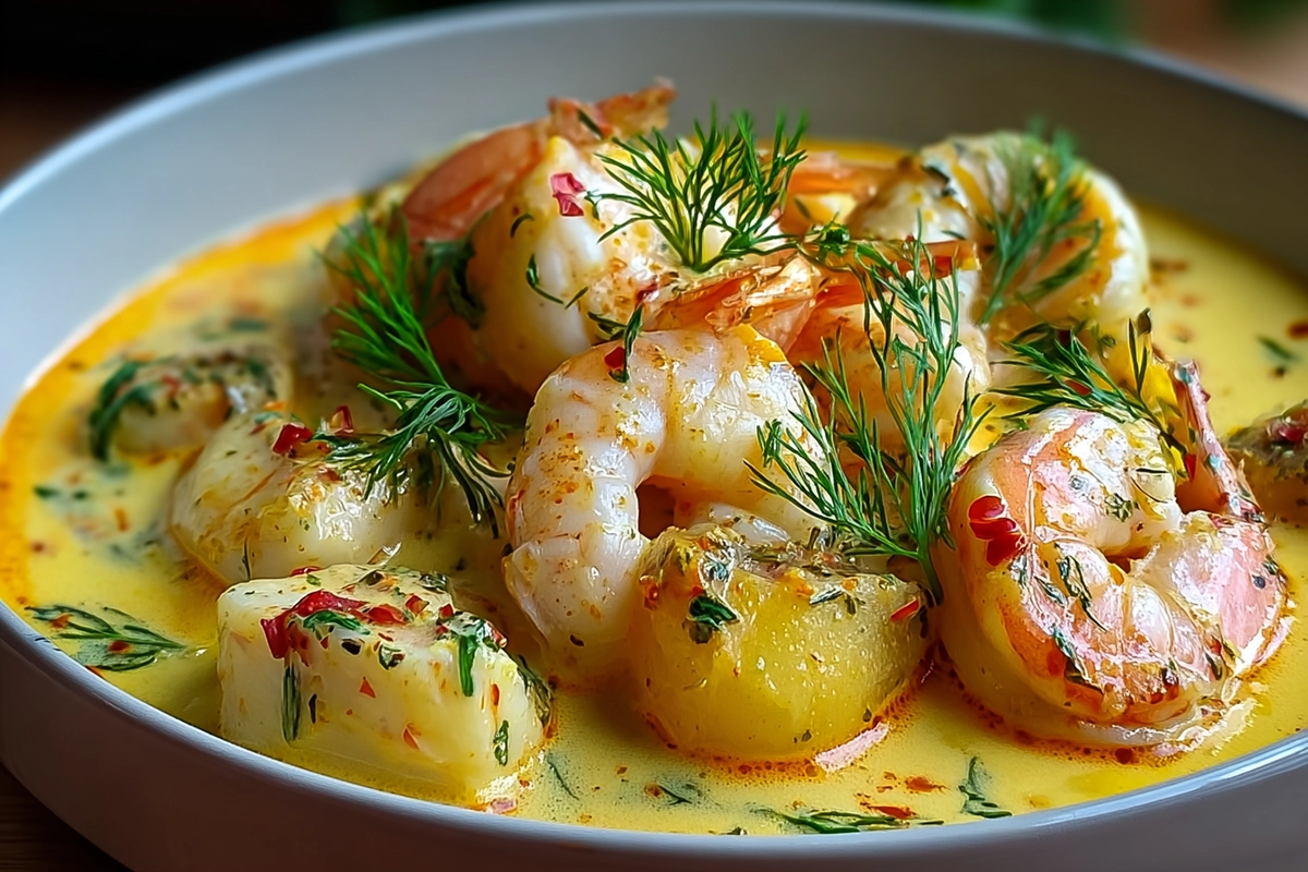 Blanquette de Poissons Exotiqu