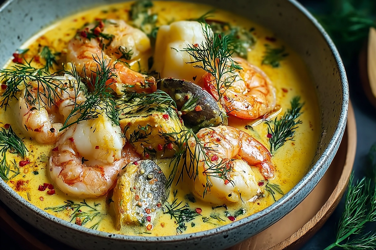 blanquette de poissons exotique