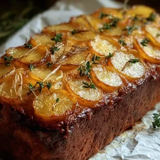 Cake Salé aux Oignons Caramélisés