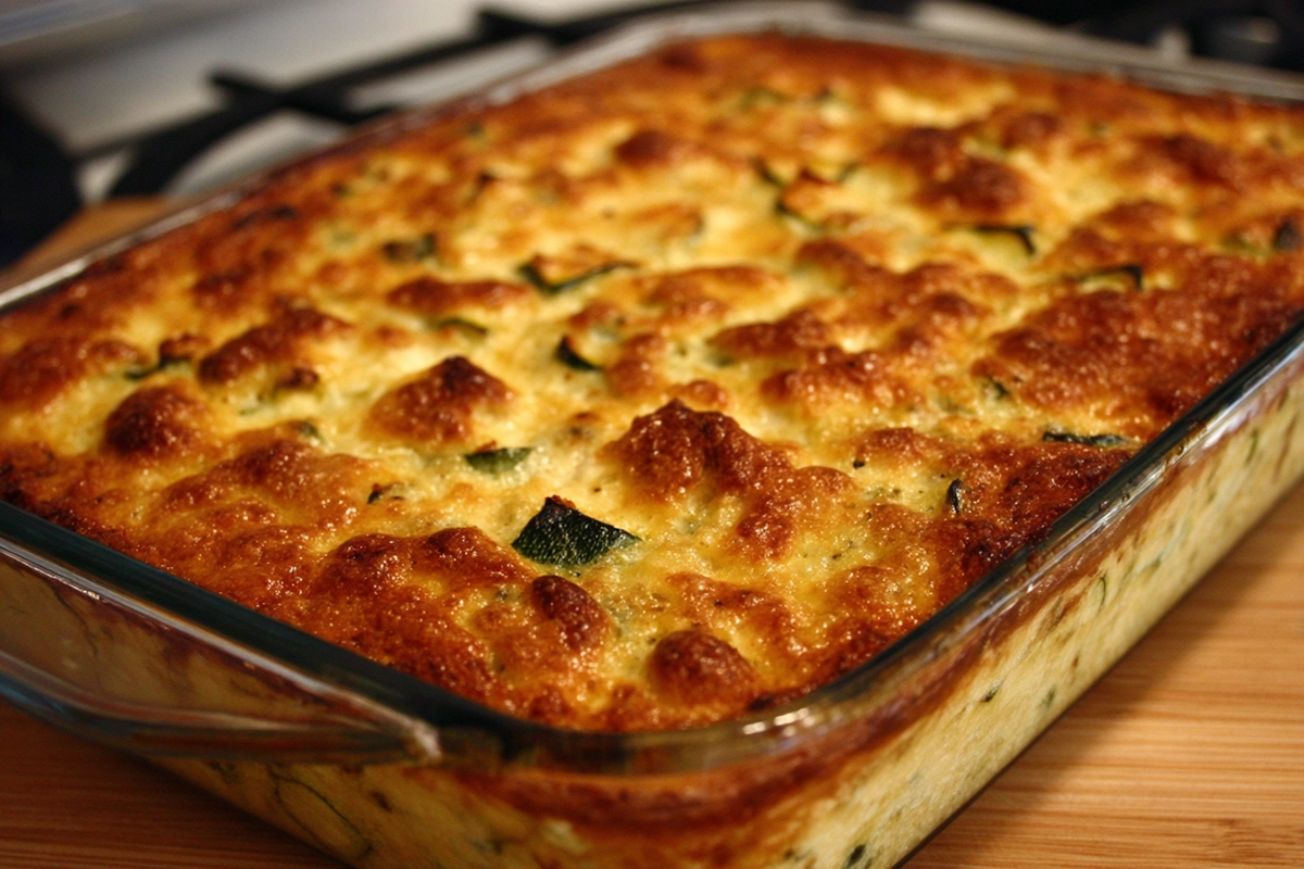 clafoutis courgette chorizo