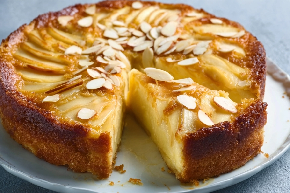Flan au yaourt et aux pomme