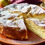 Gâteau flan aux pommes